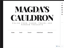 Tablet Screenshot of magdascauldron.com